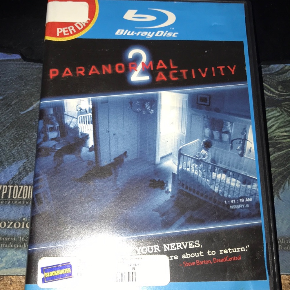 Paranormal activity 2 Blue ray pre owned